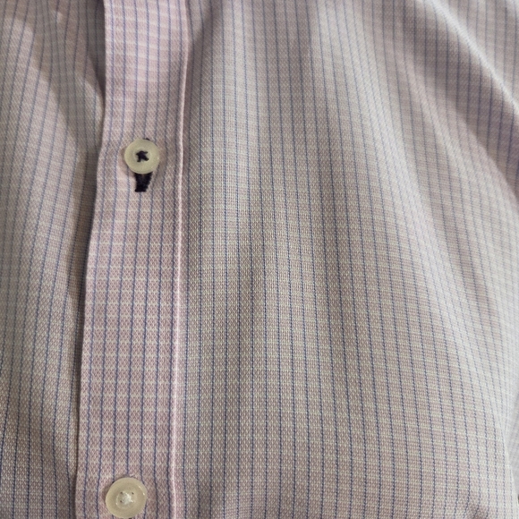 Royal Grafton Elegant Pink Striped Dress Shirt Size 17R - Picture 3 of 6